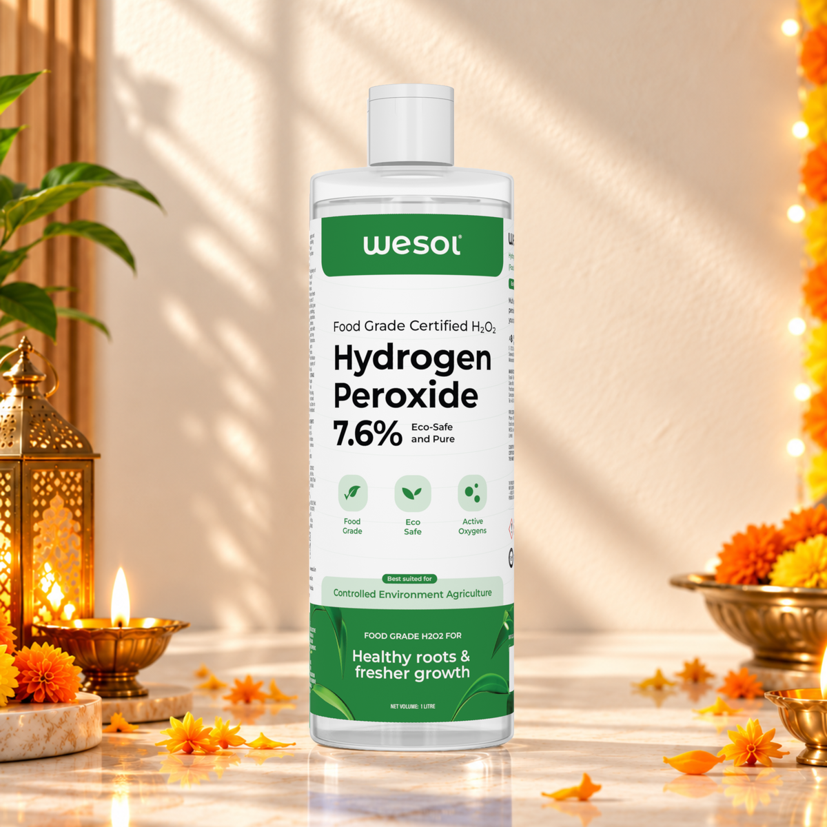 Wesol Hydrogen Peroxide 7% for Plants | 1 Litre