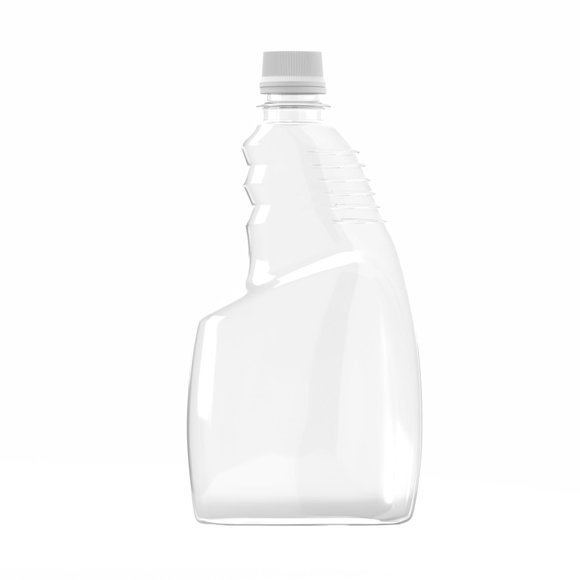 Spray Bottle 500ml (Pack of 5) | Transparent Empty Plastic Mist Sprayer for Water, Hair, Face, Plants, Sanitizer, Perfume, Cleaning & More