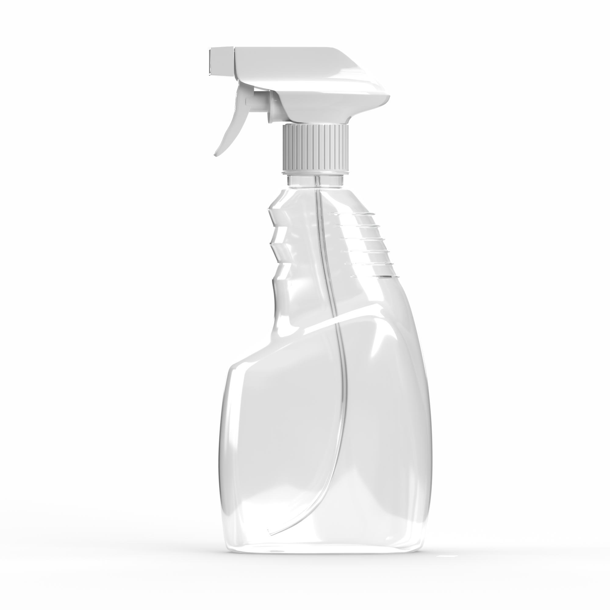 Spray Bottle 500ml (Pack of 5) | Transparent Empty Plastic Mist Sprayer for Water, Hair, Face, Plants, Sanitizer, Perfume, Cleaning & More