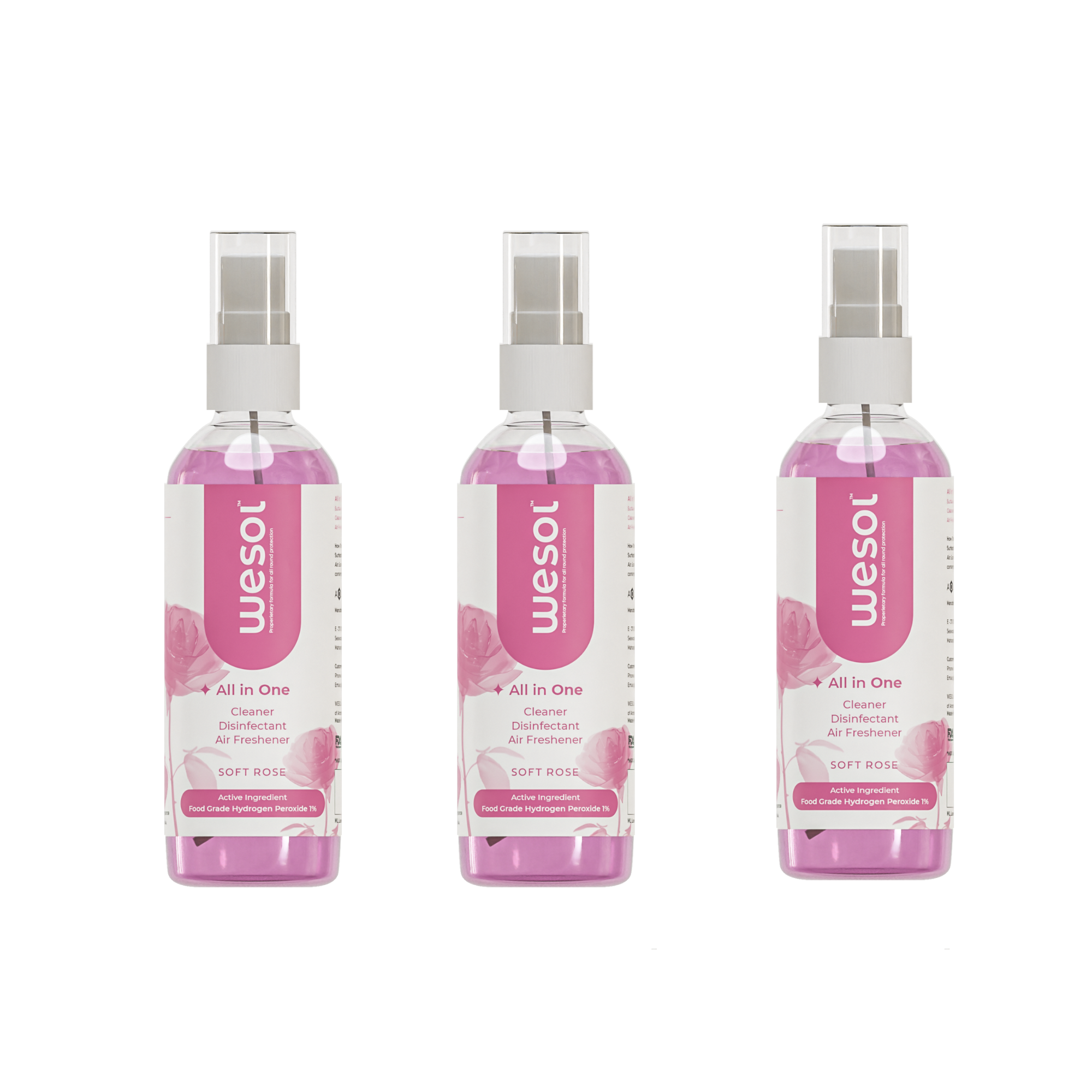AIO - Soft Rose 100ml pack of 3