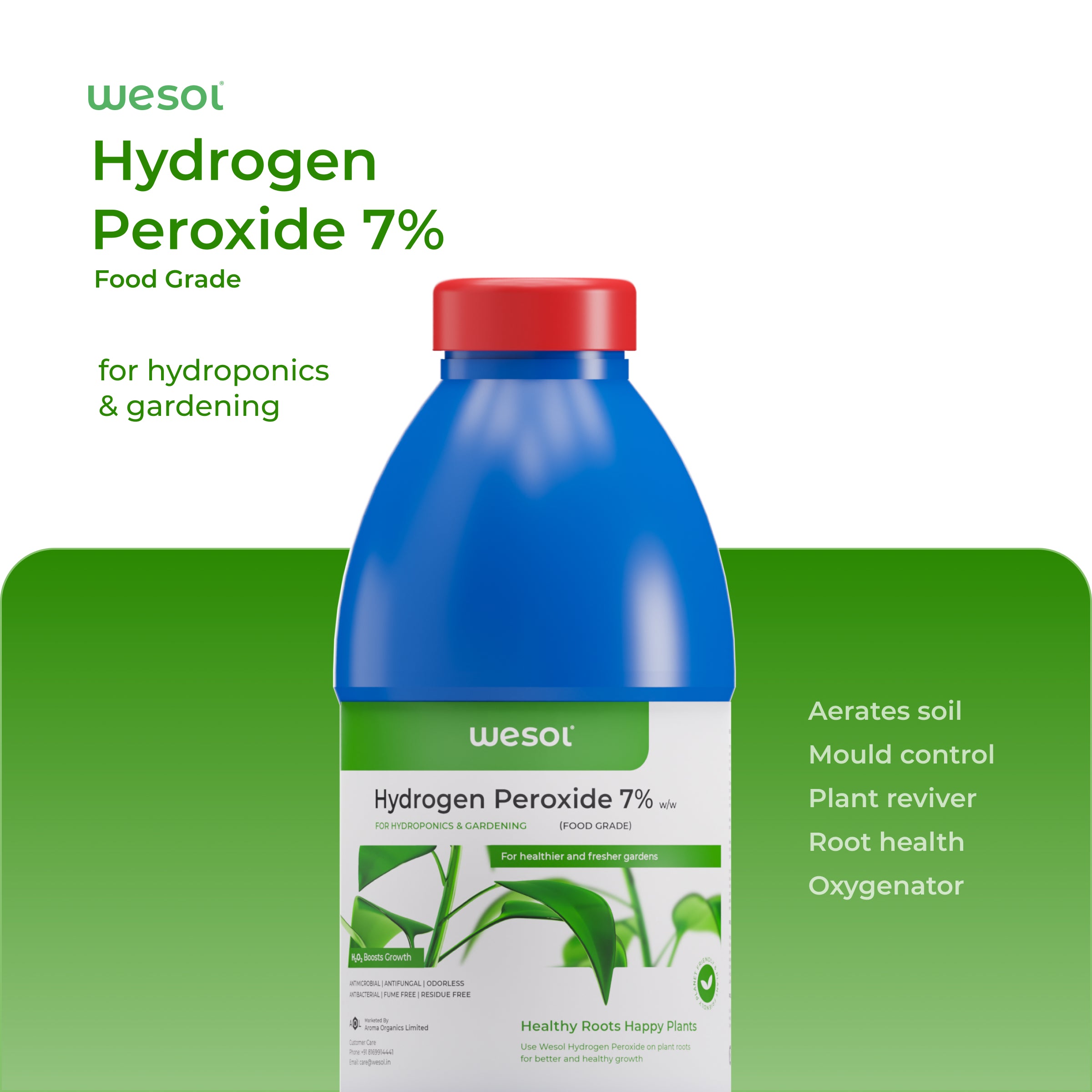 Hydrogen Peroxide 7% for Plants