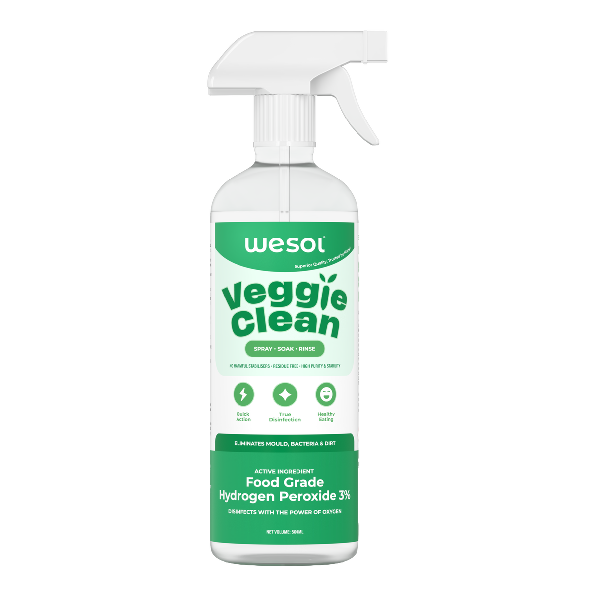 Wesol Vegetable Wash Liquid Hydrogen Per...