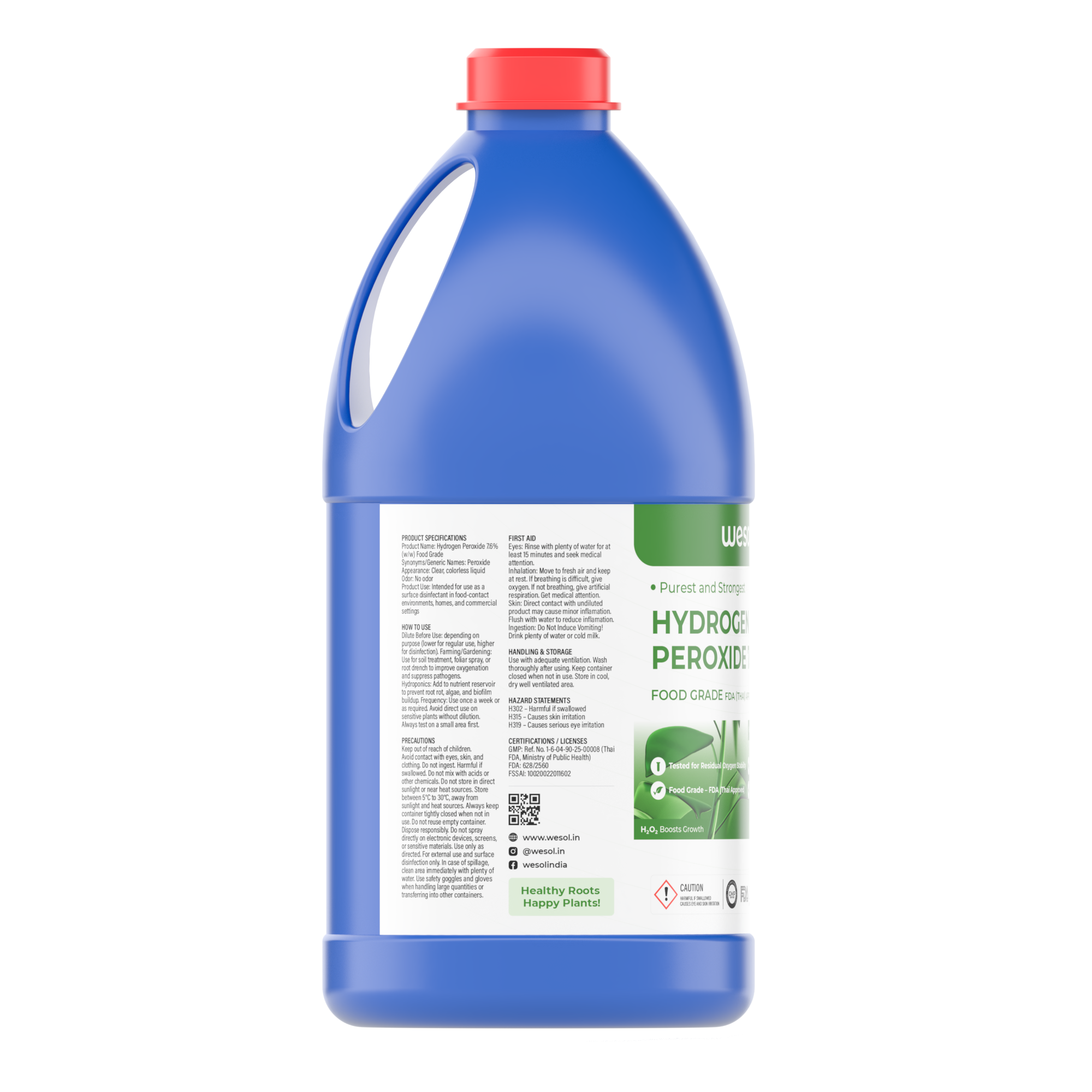 Hydrogen Peroxide 7% for Plants