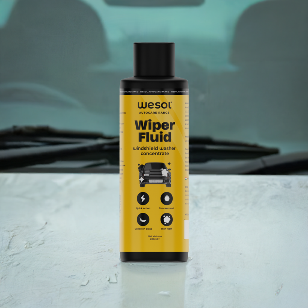 Wesol Car Wiper Liquid Windshield Washer Concentrate 200ml Quick Action Concentrated Gentle on Glass Rich Foam