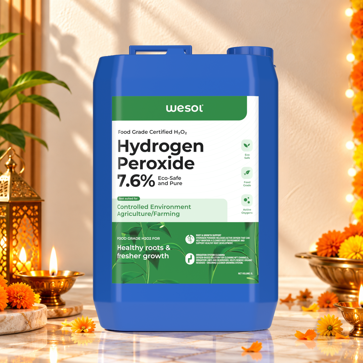 Hydrogen Peroxide 7% for Plants | 5 Litre