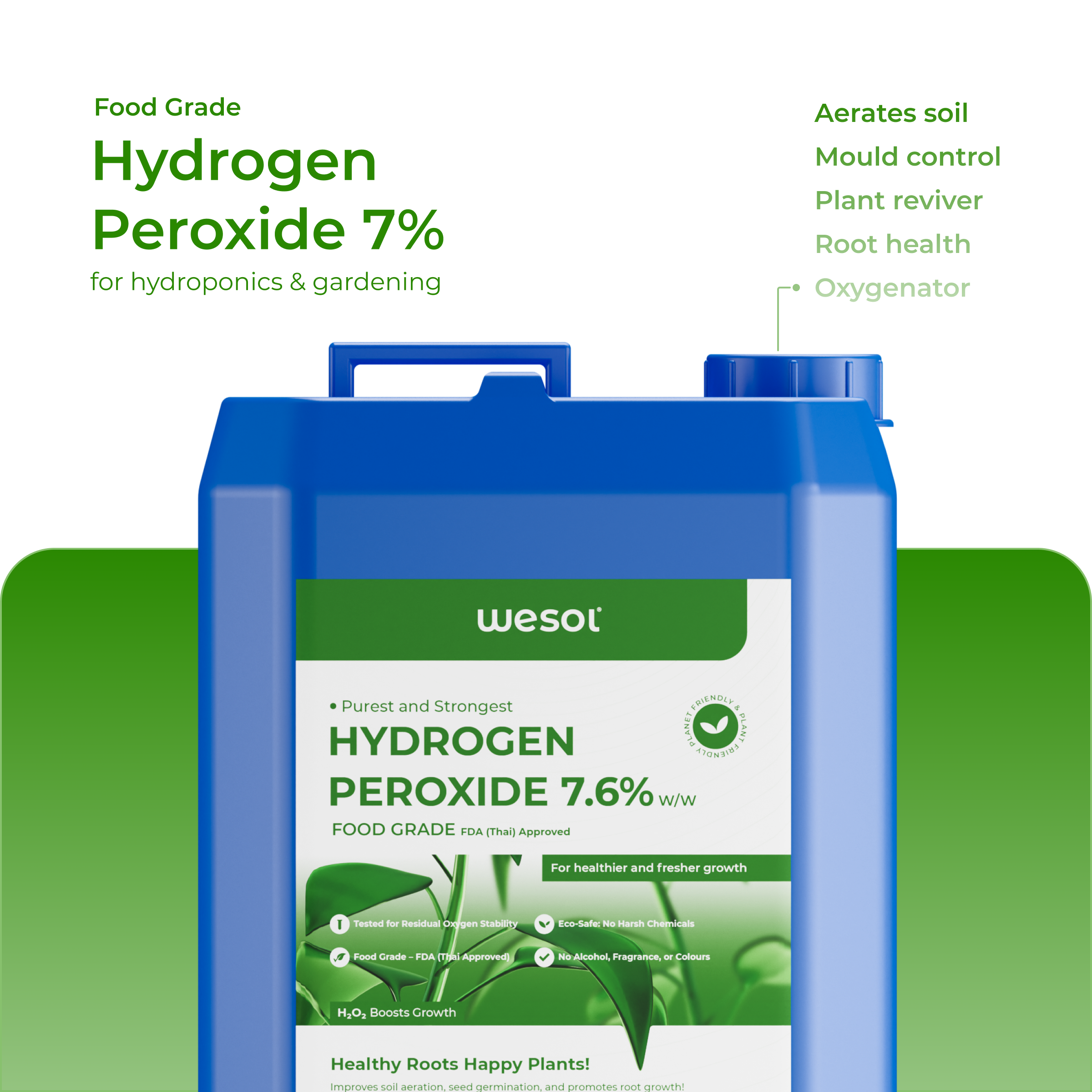 Hydrogen Peroxide 7% for Plants