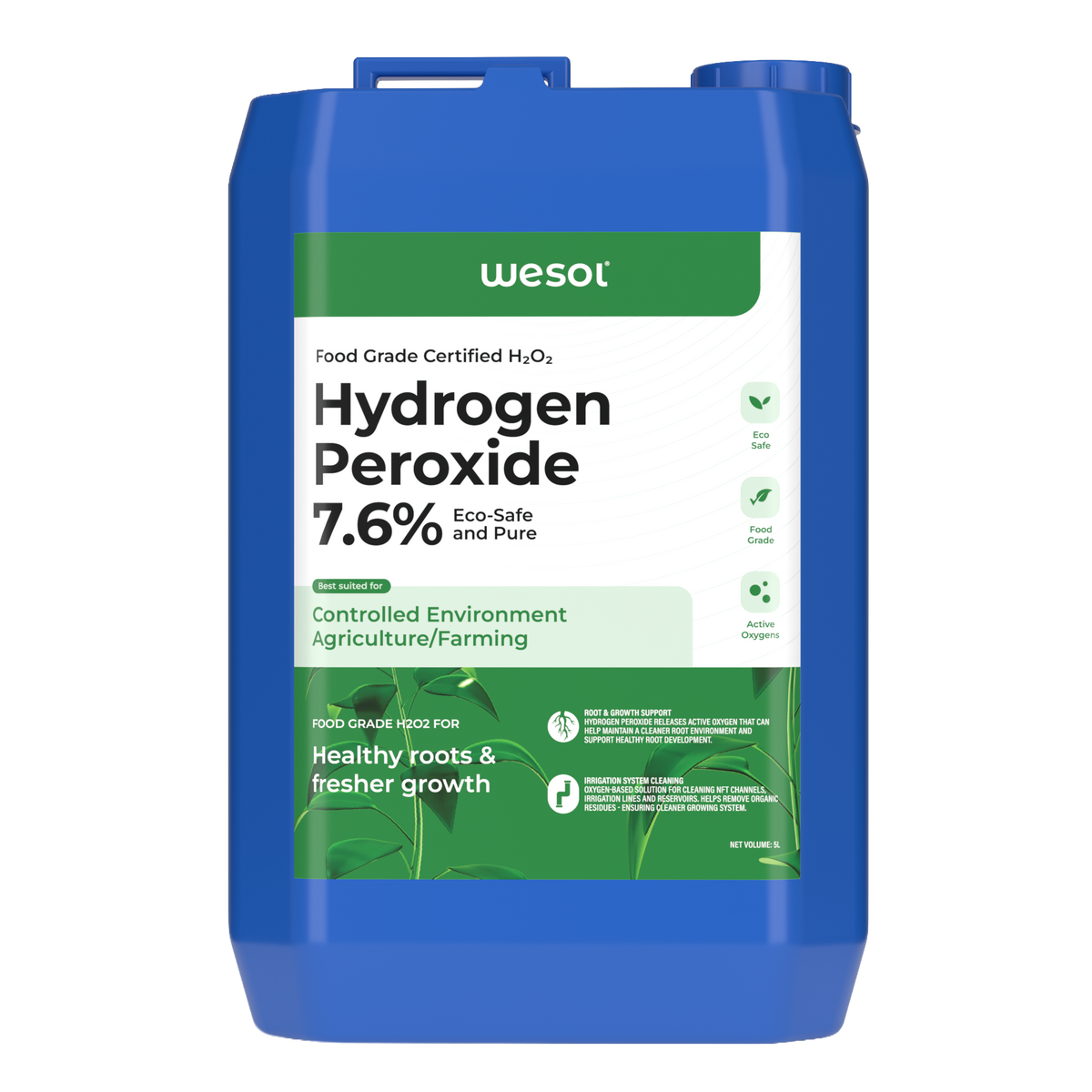 Hydrogen Peroxide 7% for Plants | 5 Litre