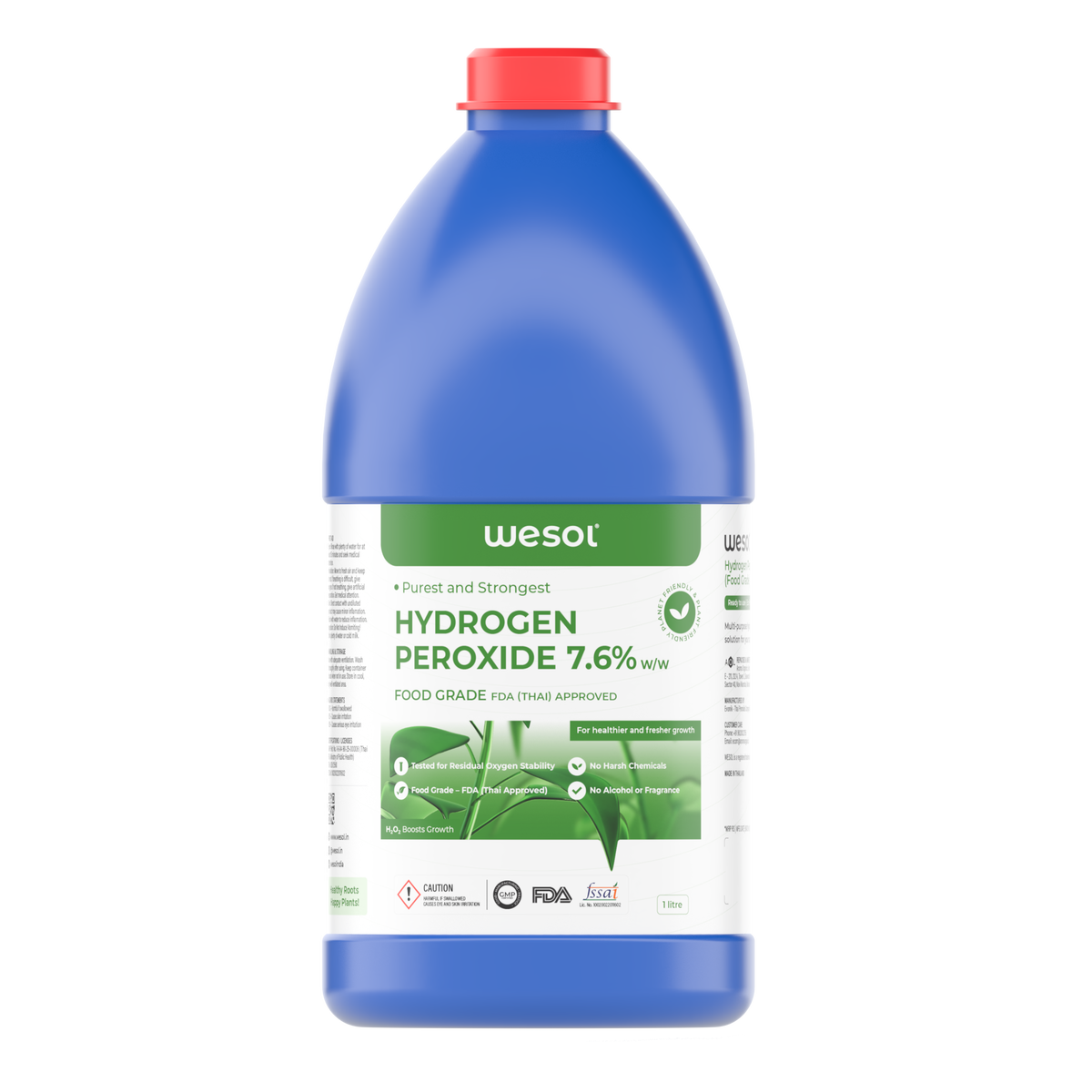 Wesol Hydrogen Peroxide 7% for Plants | 1 Litre